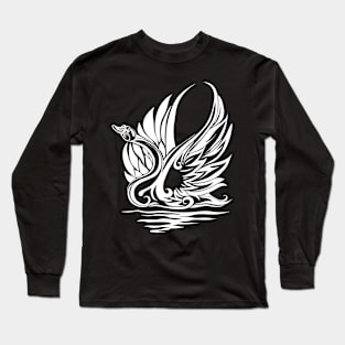 White Swan Long Sleeve T-Shirt